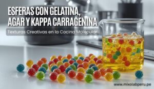 Esferas de agar y kappa carragenina – Mixo Lab