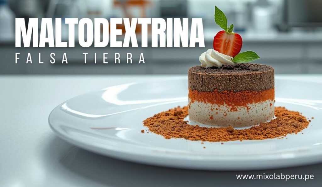 Falsa tierra de chocolate hecha con maltodextrina – Mixo Lab